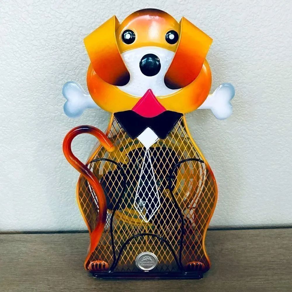 Metal Dog Rustic Decor Electric Fan